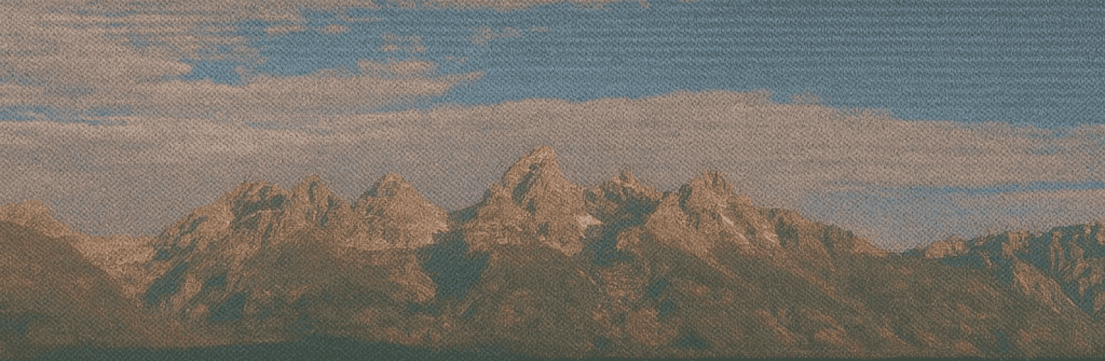 Mountain range panorama